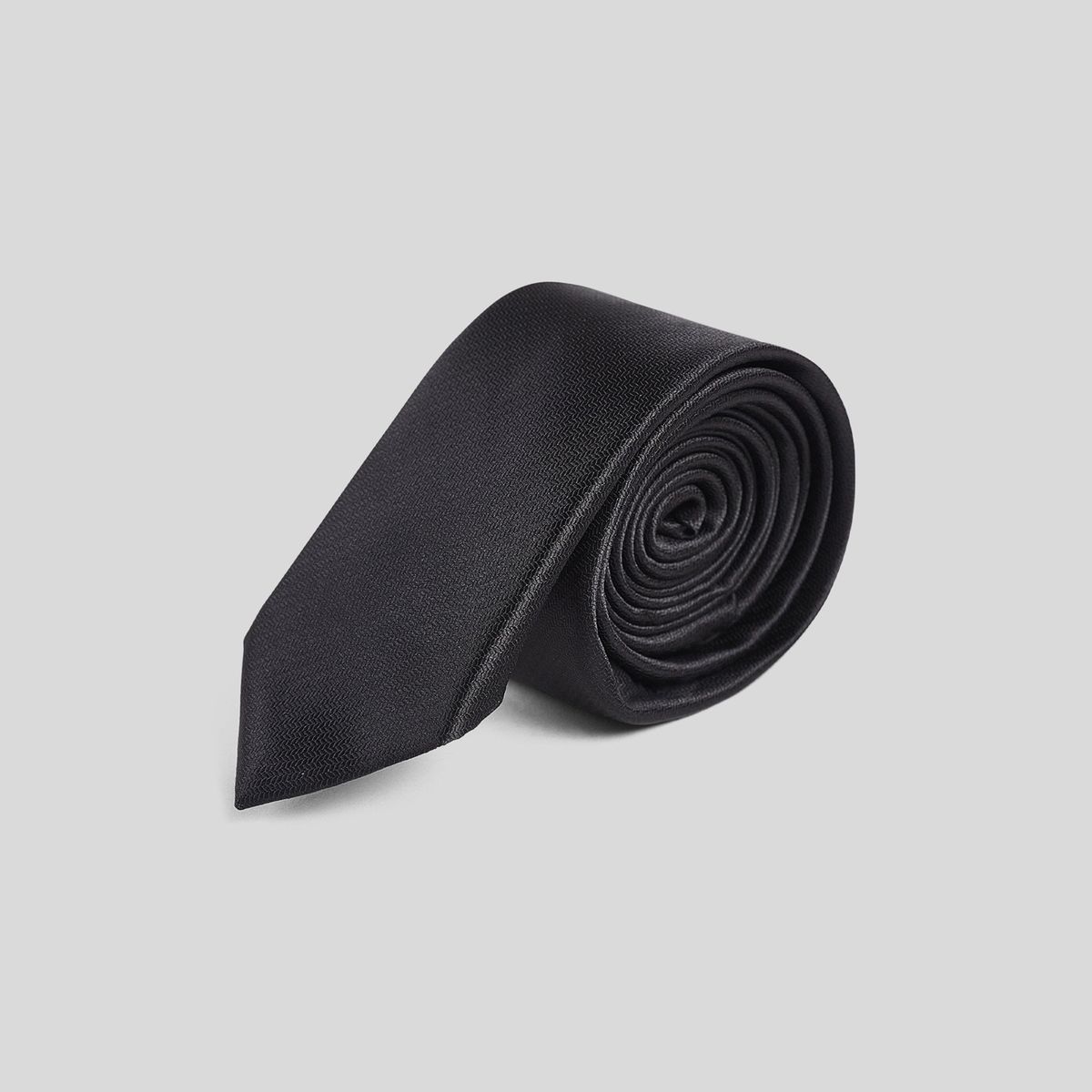 Handmade noir et or rayé Skinny Homme Cravate Mince Cravate Cravate Fine Cravate 