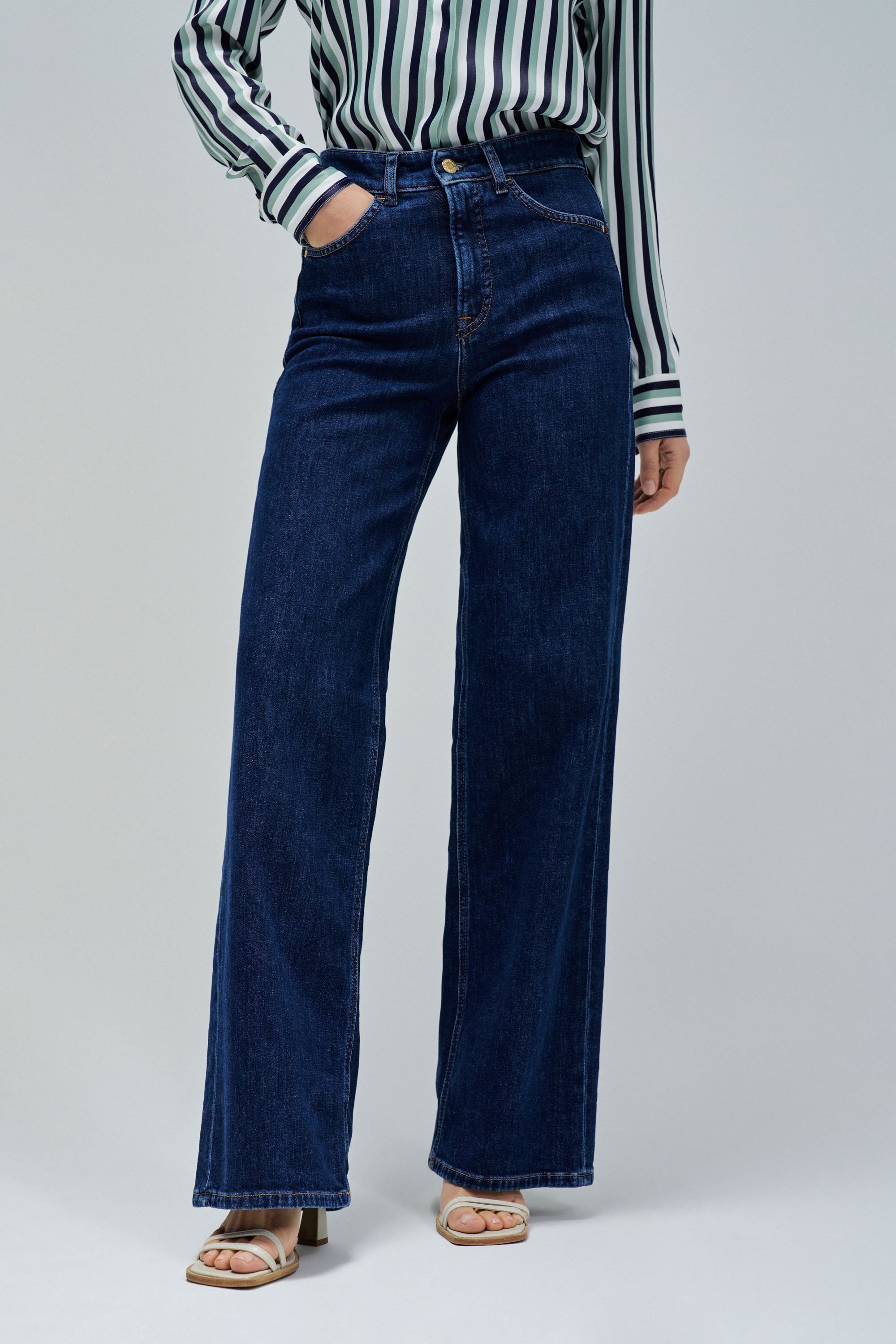JEAN FAITH PUSH IN WIDE, SALSA JEANS