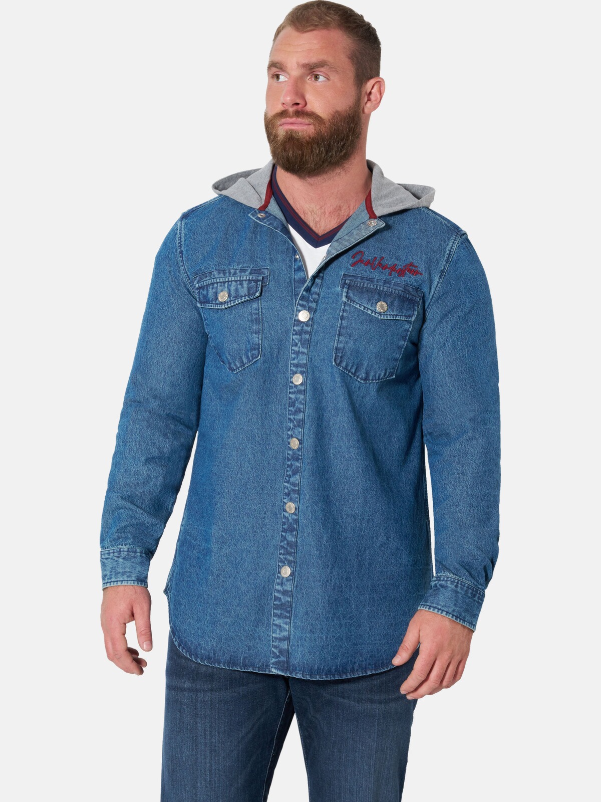 Chemise en jean OLAFUR, JAN VANDERSTORM