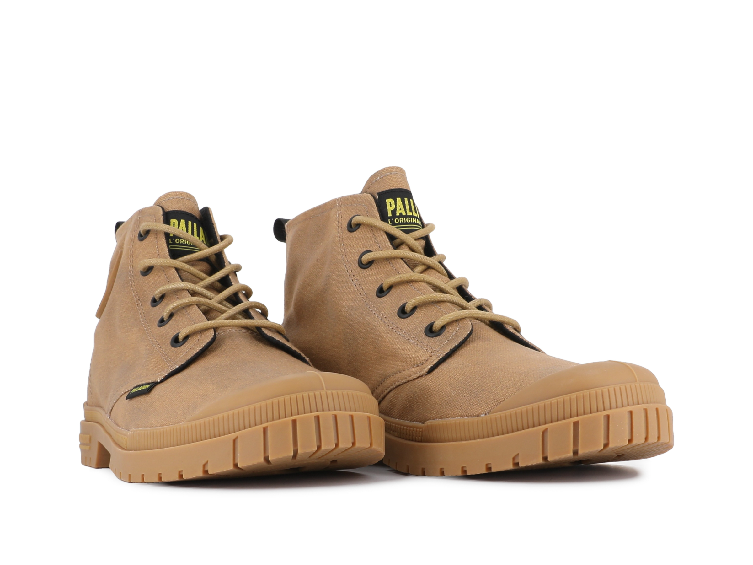 Boots en toile PAMPA SP20 HI WAX, PALLADIUM
