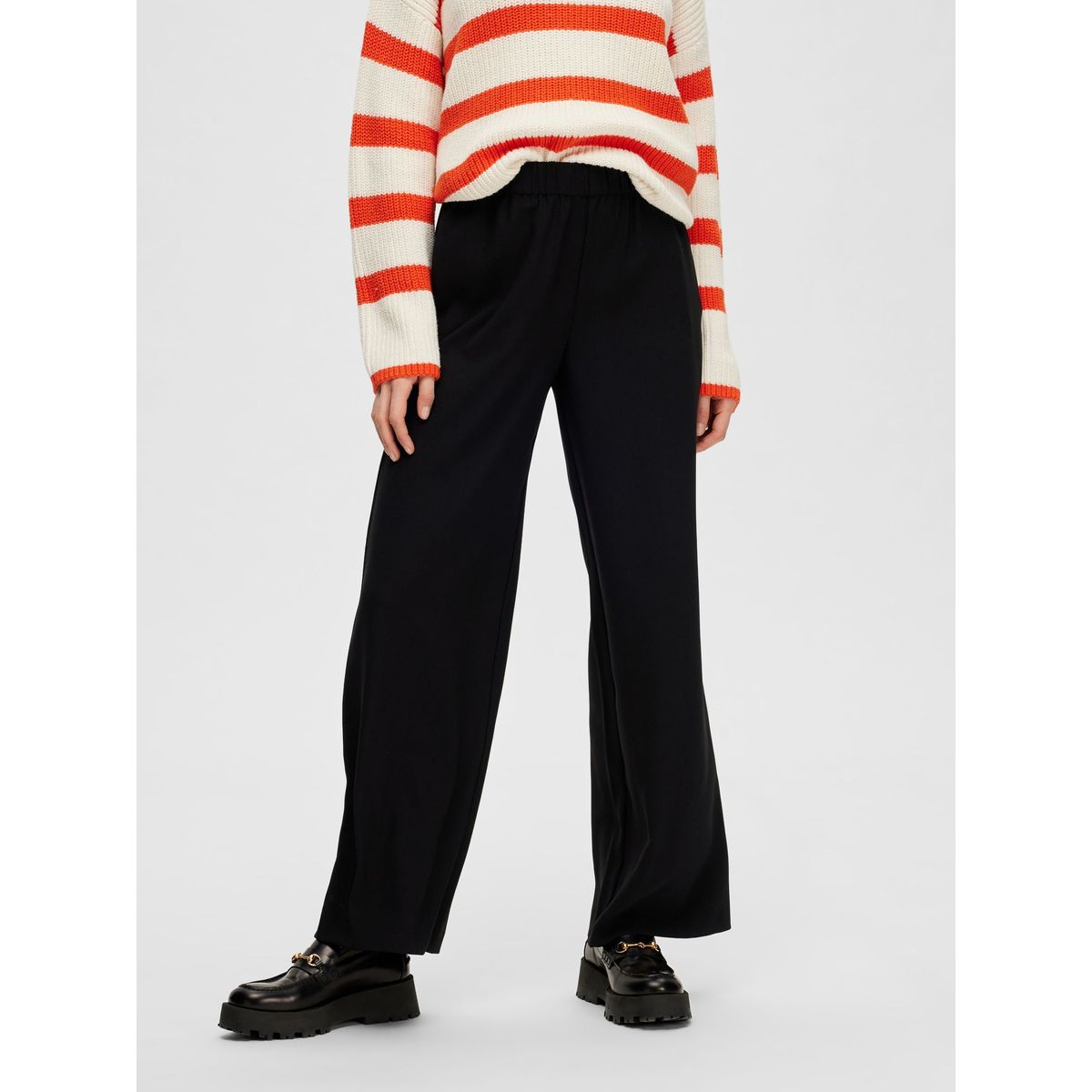 Pantalon classe store noir femme