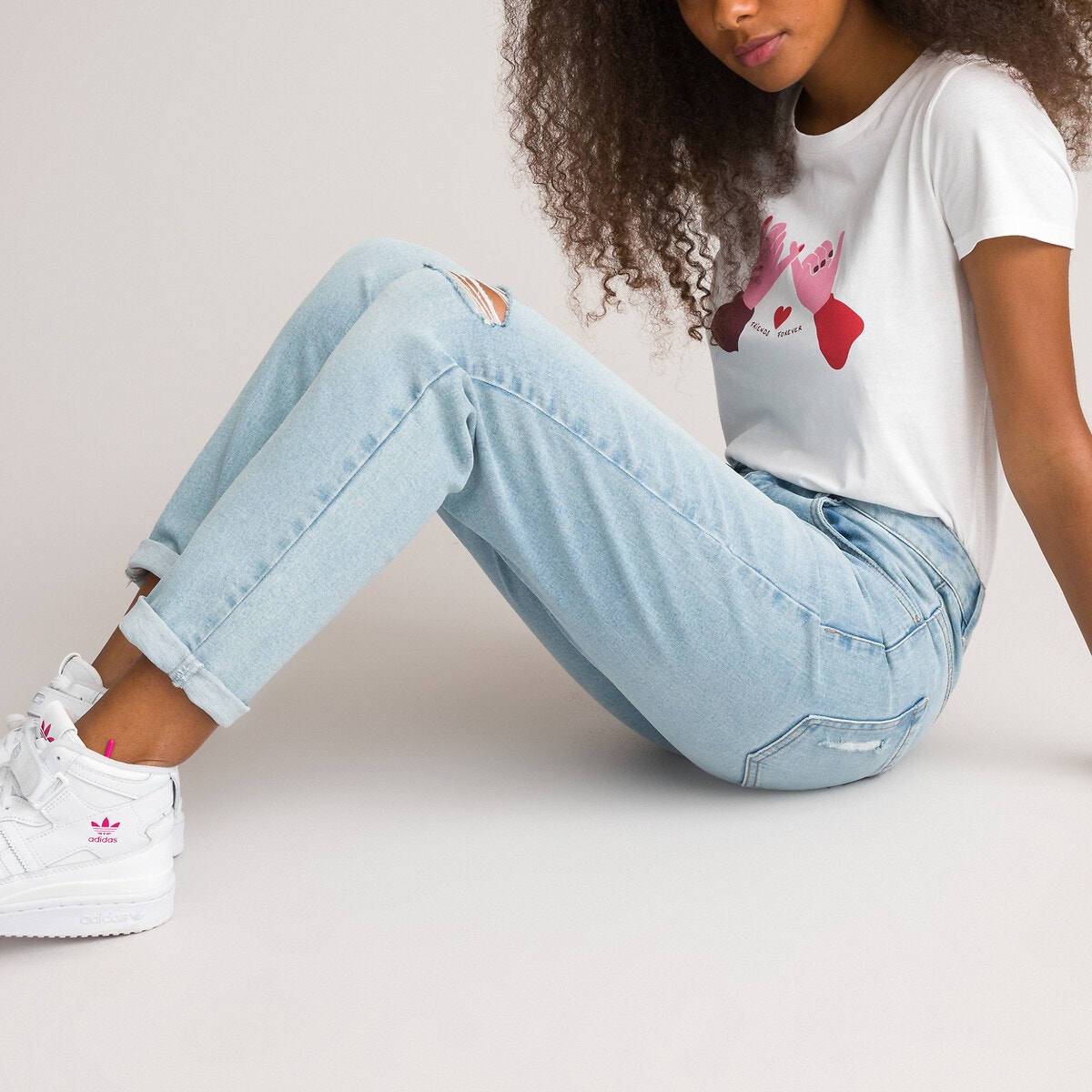 Jean mom best sale fille 12 ans