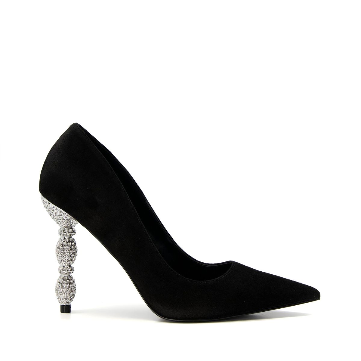Escarpin noir en shop daim