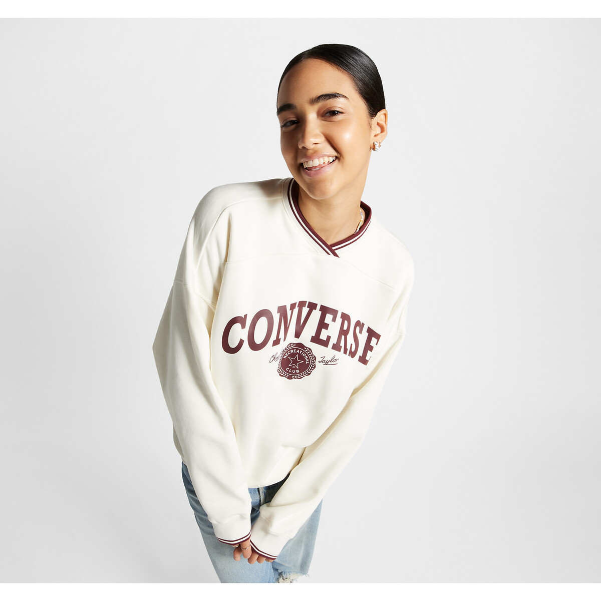 Sweat top ample femme