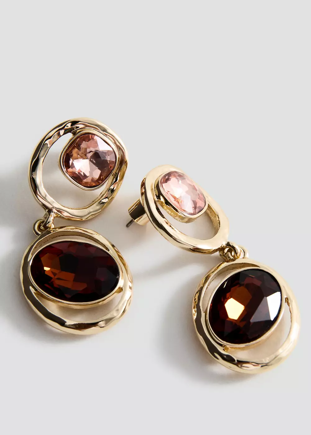 Boucles d'oreilles pendantes cristaux, MANGO