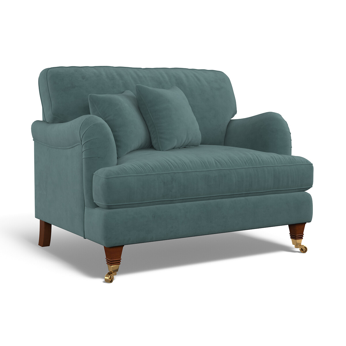 Velvet hot sale snuggle chair