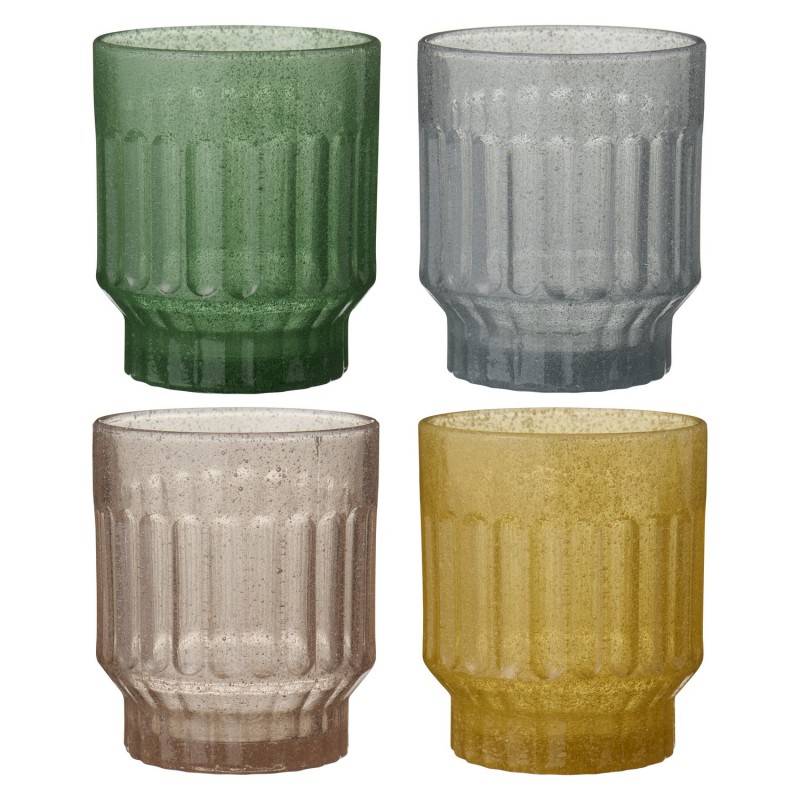 Verres à eau design bullés dépareillés set de 4, IB LAURSEN