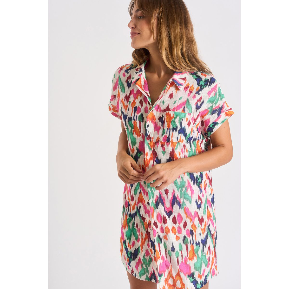 Chemise discount longue plage