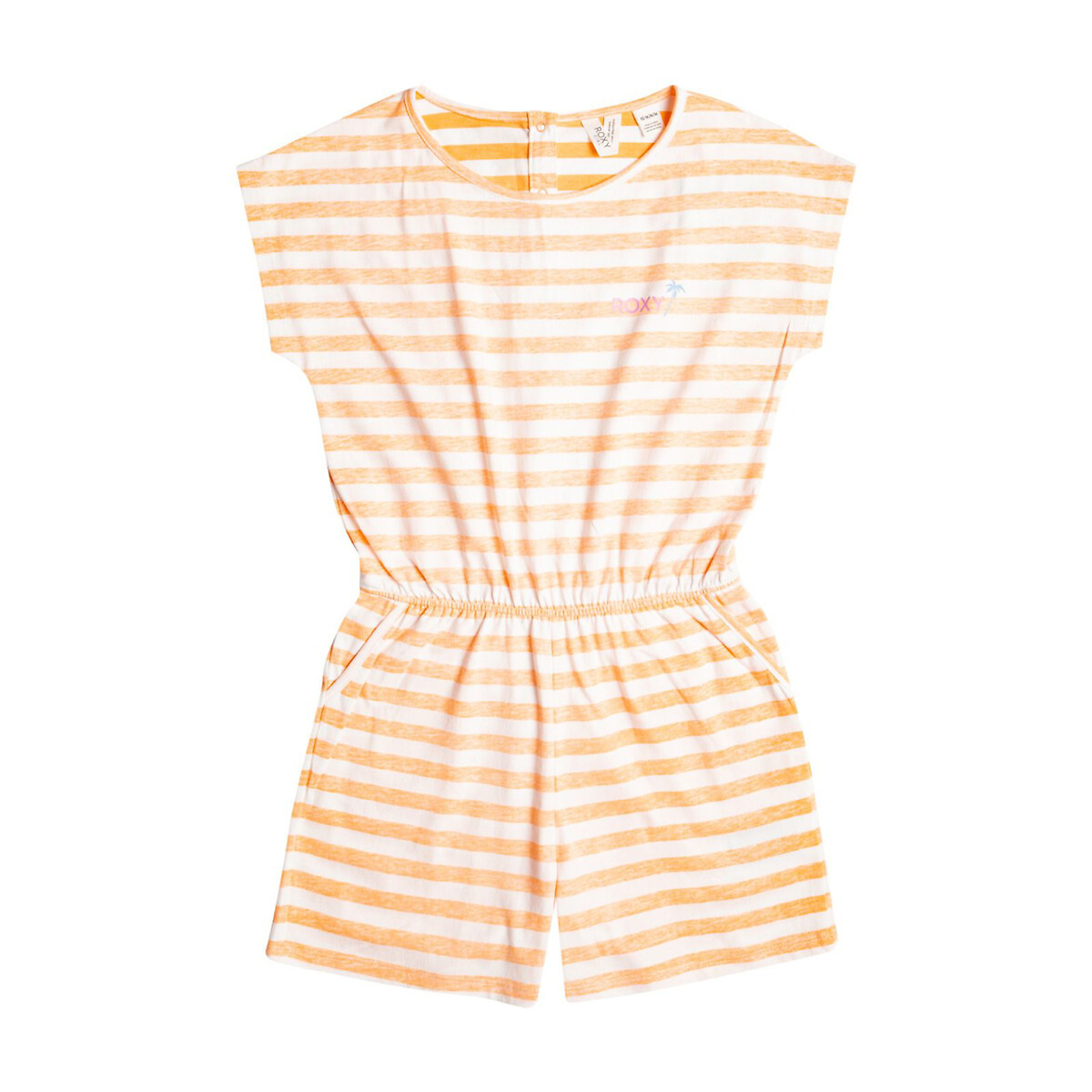 Image of Striped Cotton Playsuit