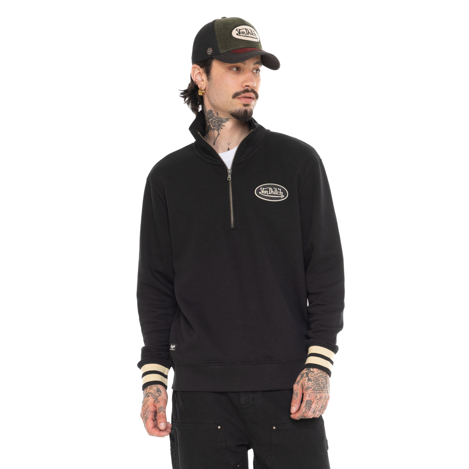Sweatshirt zippé ALEC, VON DUTCH