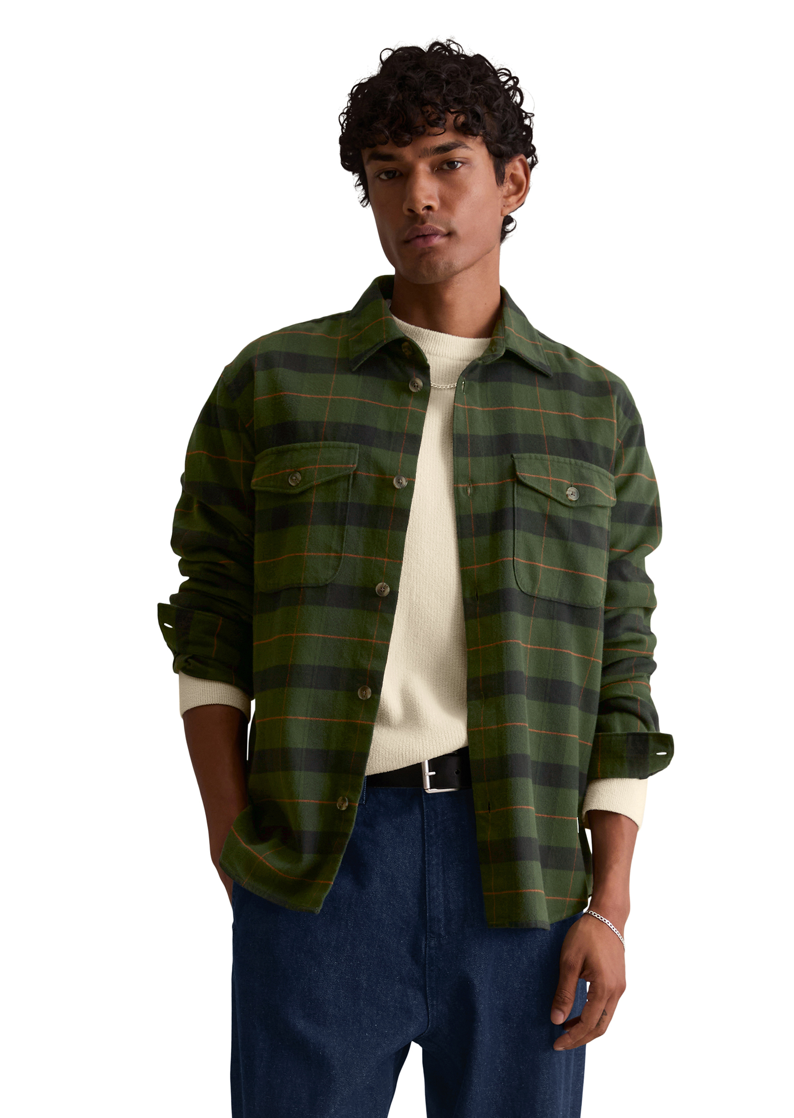 Survêtement en flanelle de coton bio légère, MARC O’POLO DENIM