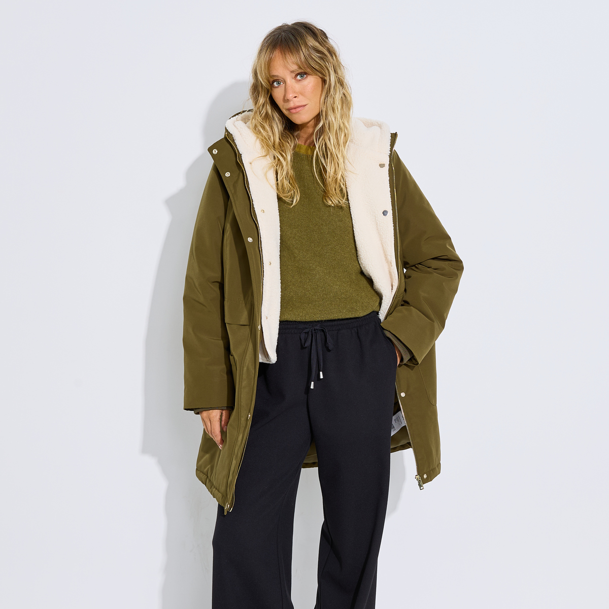 Parka chaude doublure amovible, GRAIN DE MALICE
