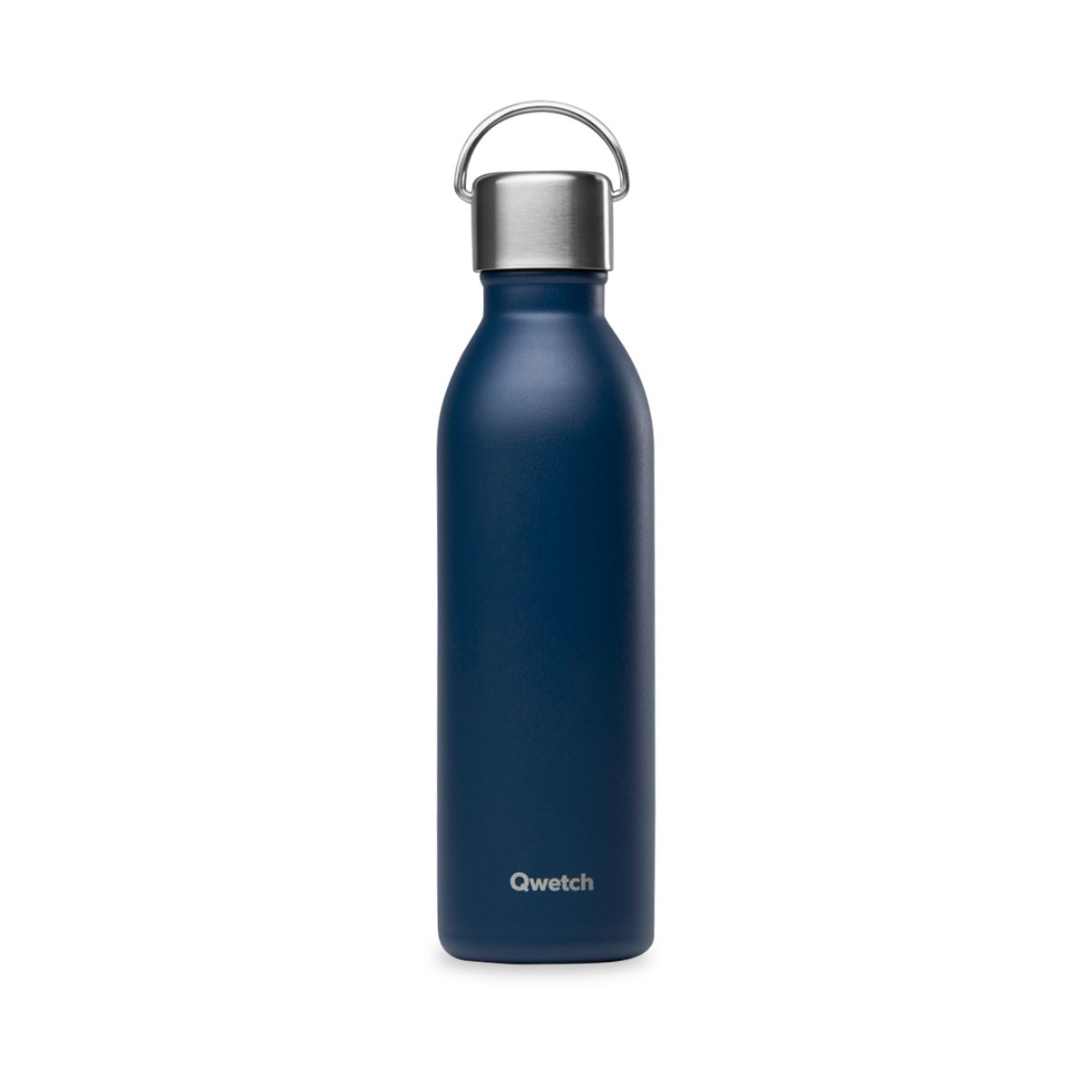Bouteille isotherme isotherme ACTIVE Matt Bleu marine 600ml, QWETCH