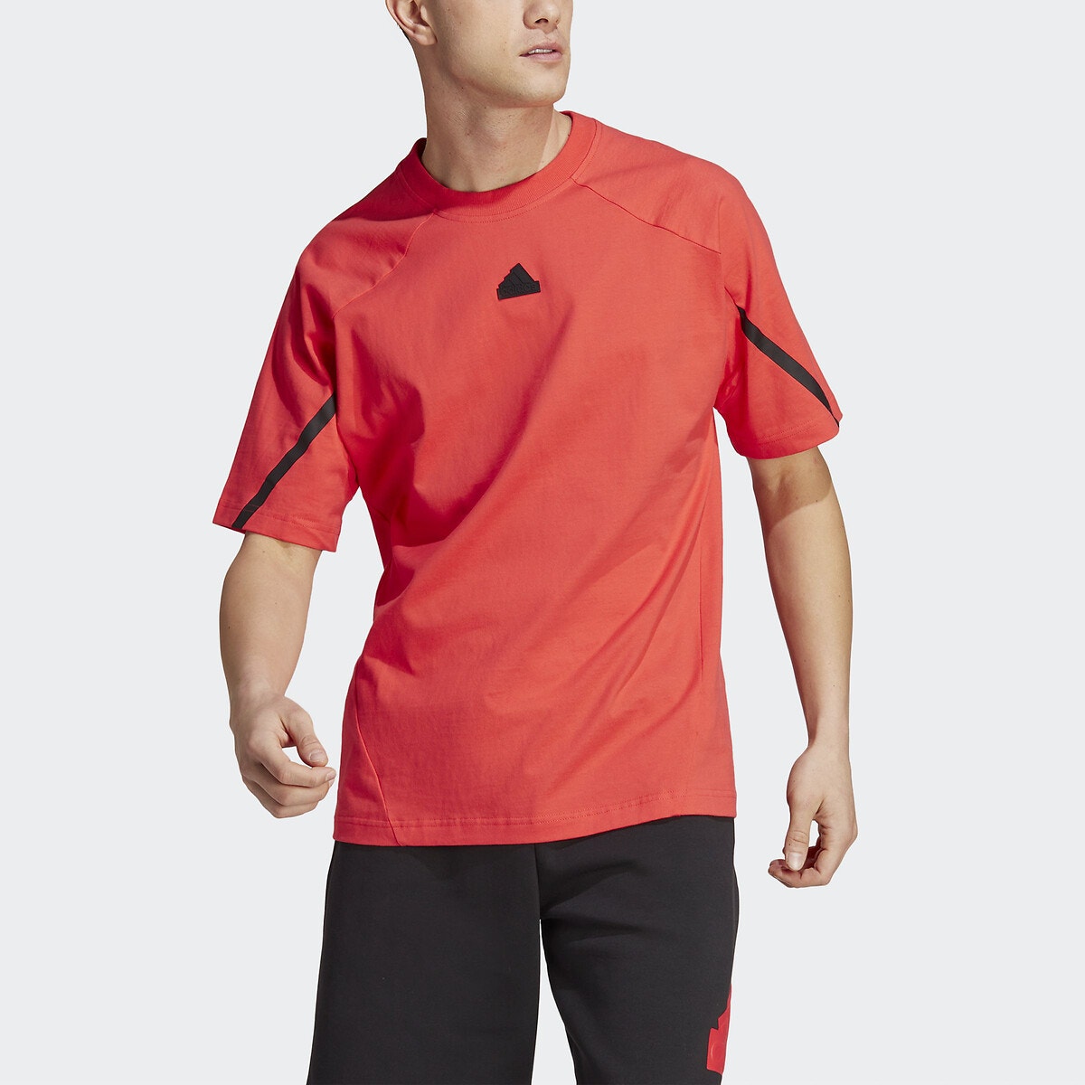 Tee shirt adidas rouge homme online