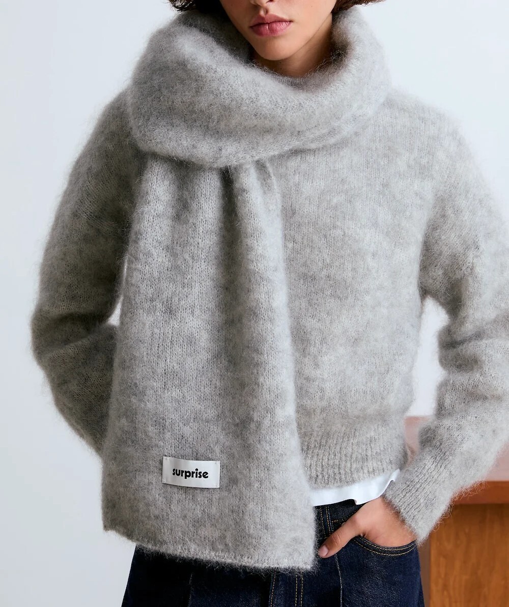 Écharpe en mohair majoritaire, Donna, SURPRISE