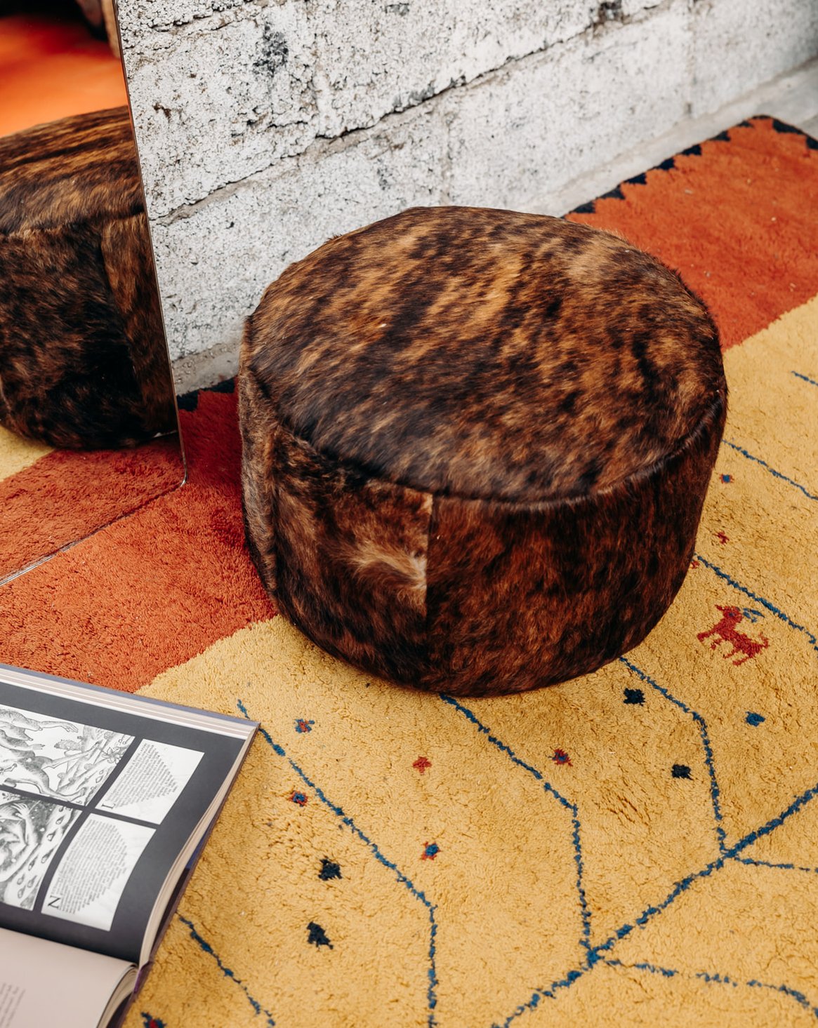 Pouf ottoman Jean-Philippe N°10 - Bon état, DEBONGOUT