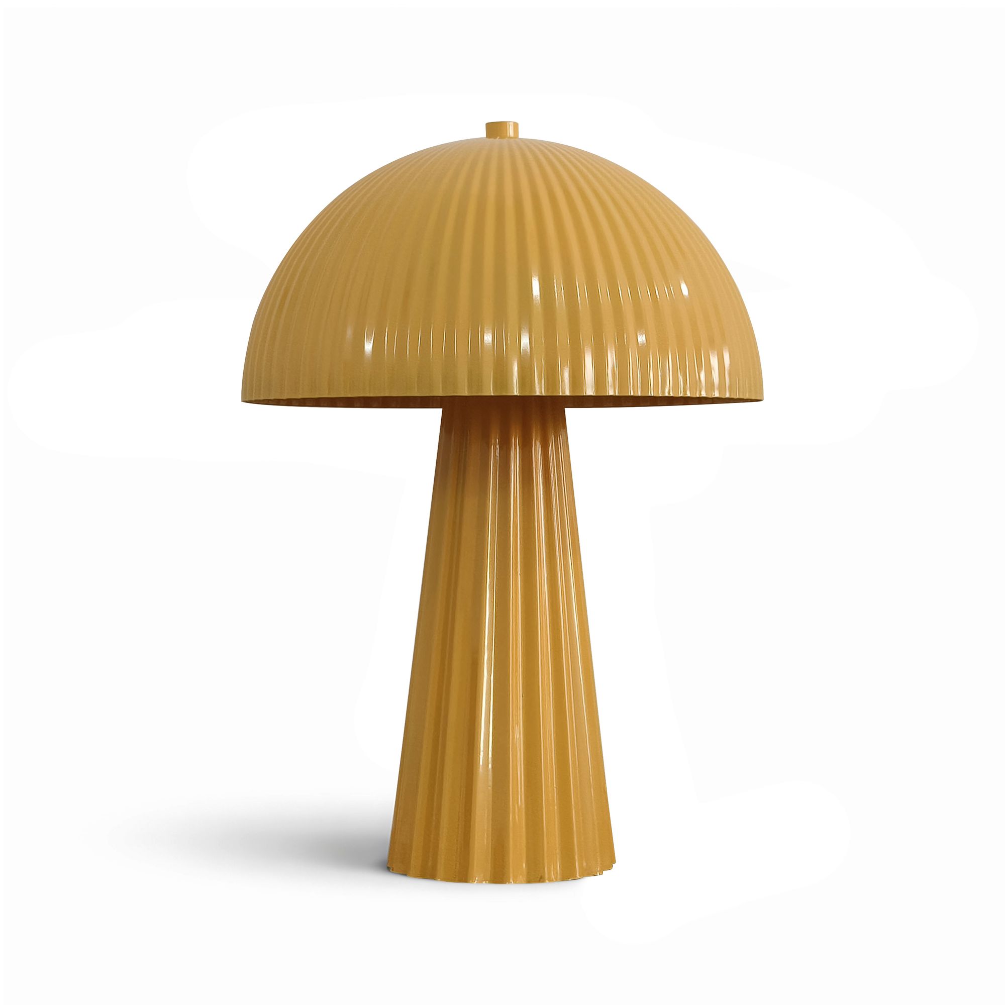 Lampe à poser en métal strié H36 cm, THALIA, NOW'S HOME