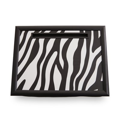Zebra Lap Tray with iPad Slot SO'HOME