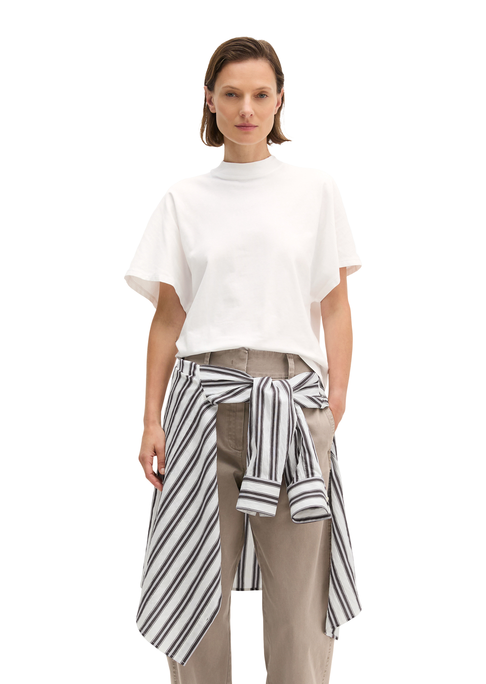 T-shirt oversize en jersey simple de coton, MARC O'POLO