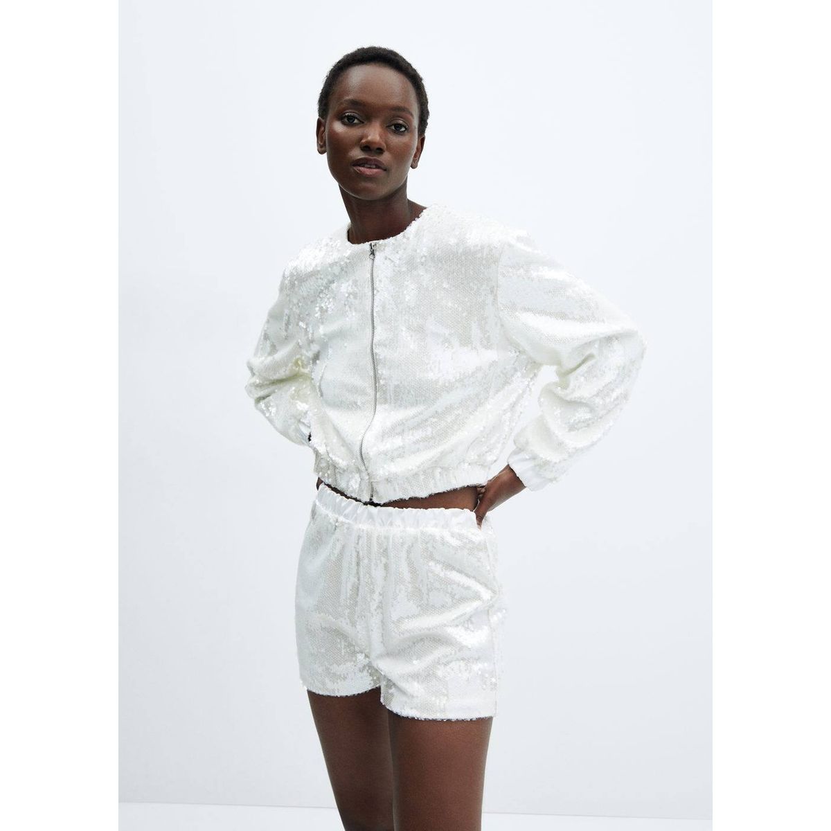 Mango 2025 veste blanche