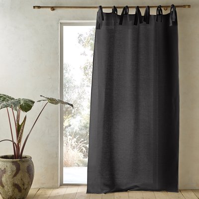 Colin Pure Linen Curtain with Knots AM.PM