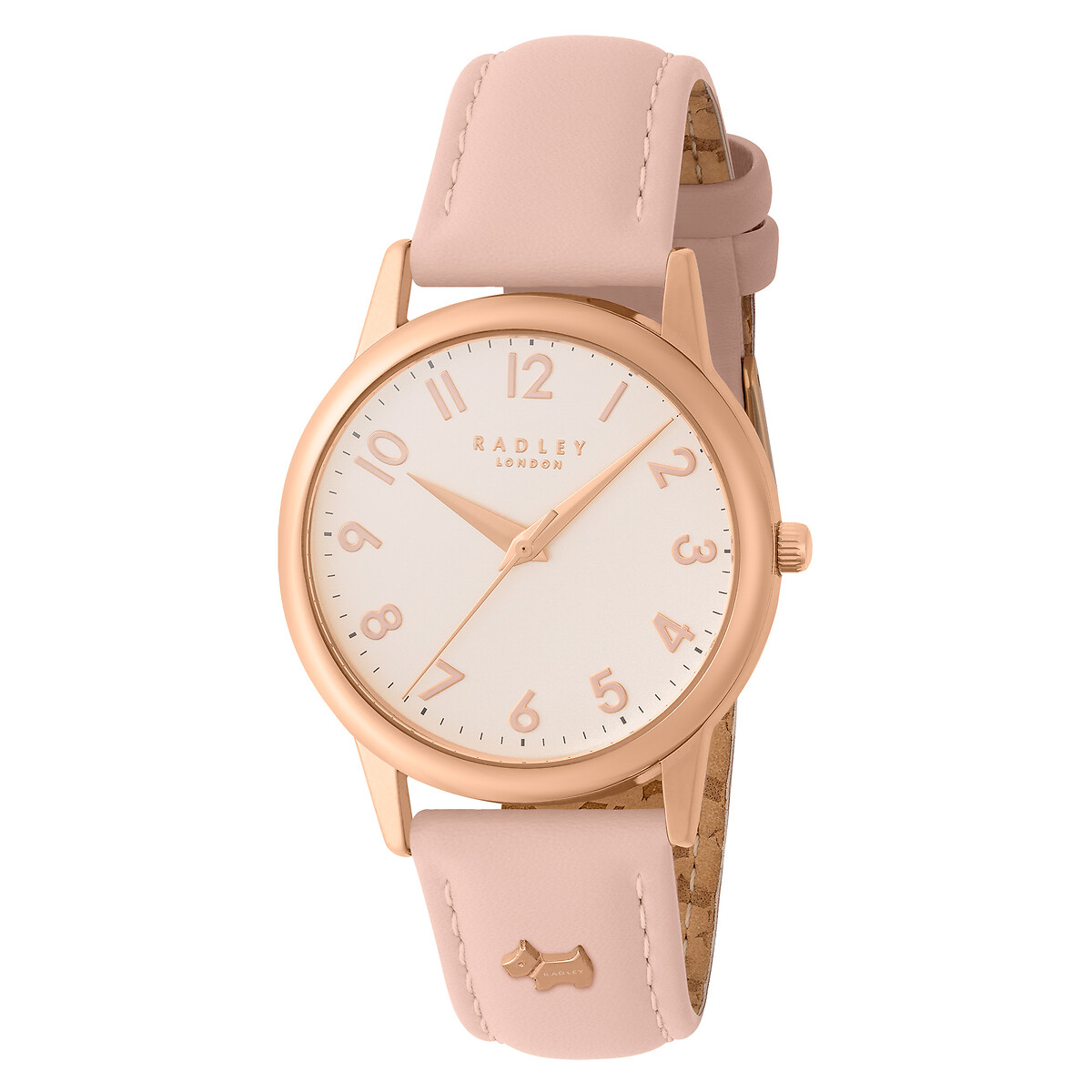 Rose gold plated pink leather strap watch pink Radley London La Redoute