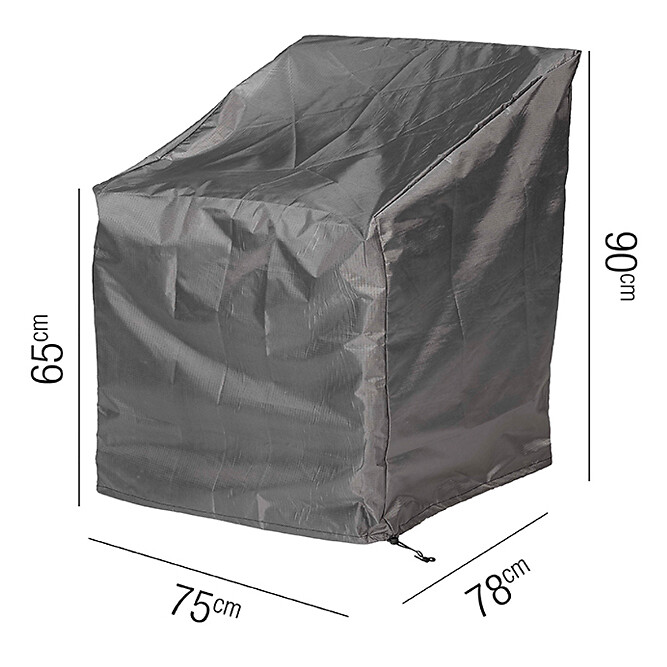 Garden High Back Lounge Chair Cover 75x78x90cm, AEROCOVER