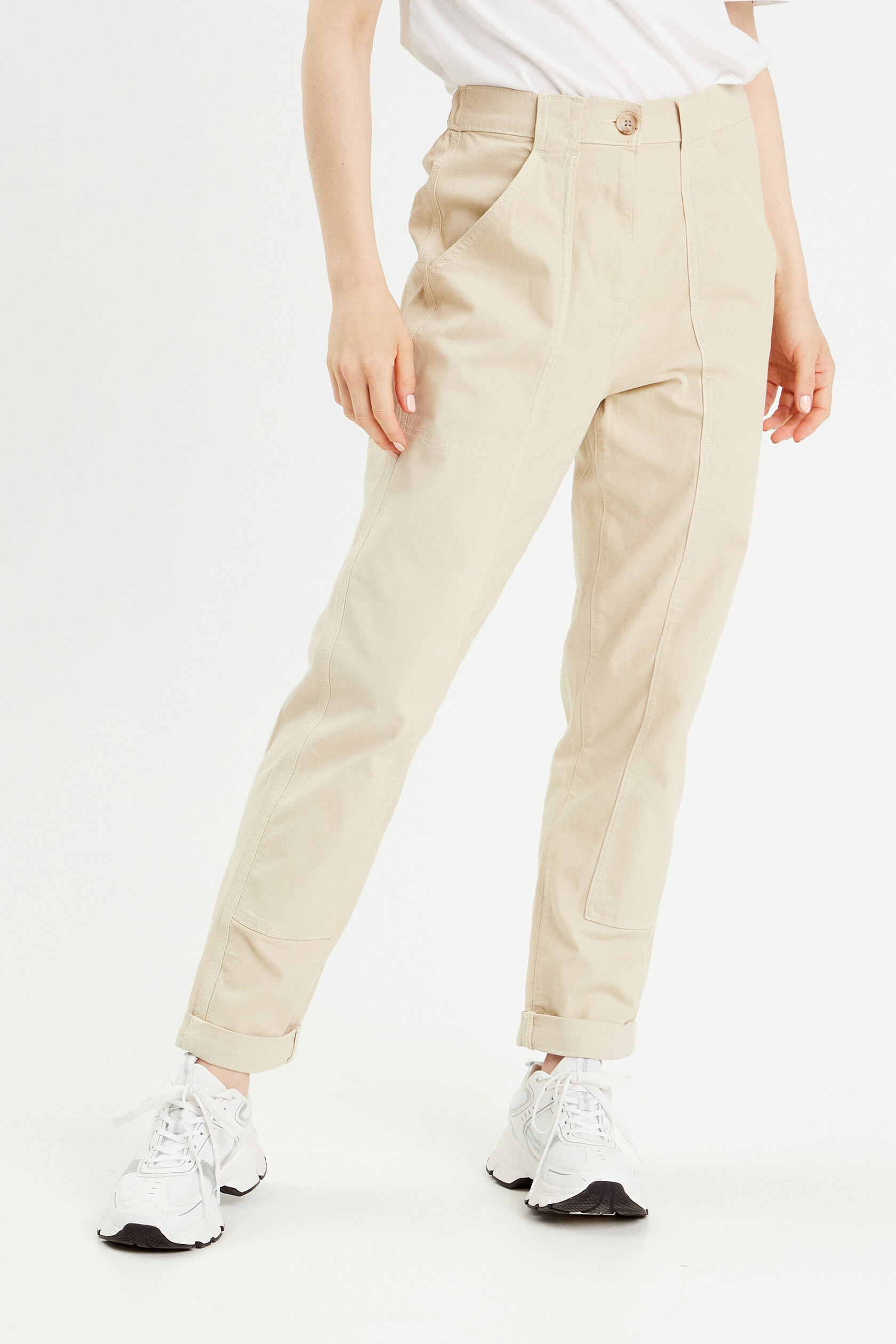 Pantalon chino cache cache hotsell