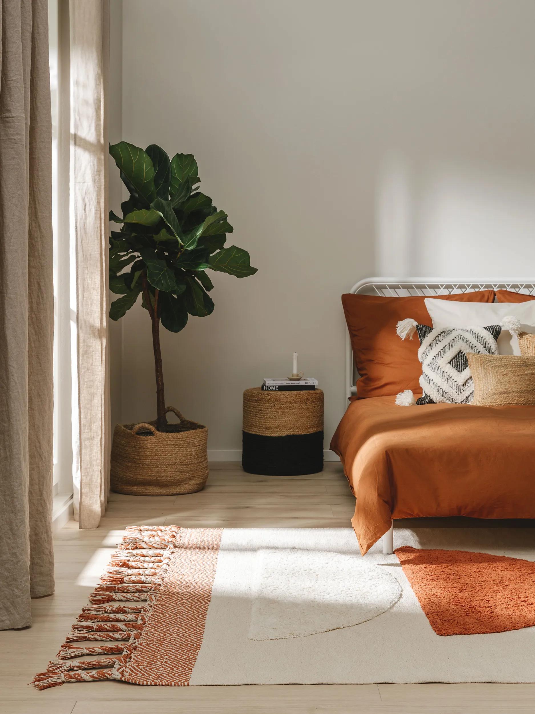 Tapis en coton fait main GIBSON, BENUTA 