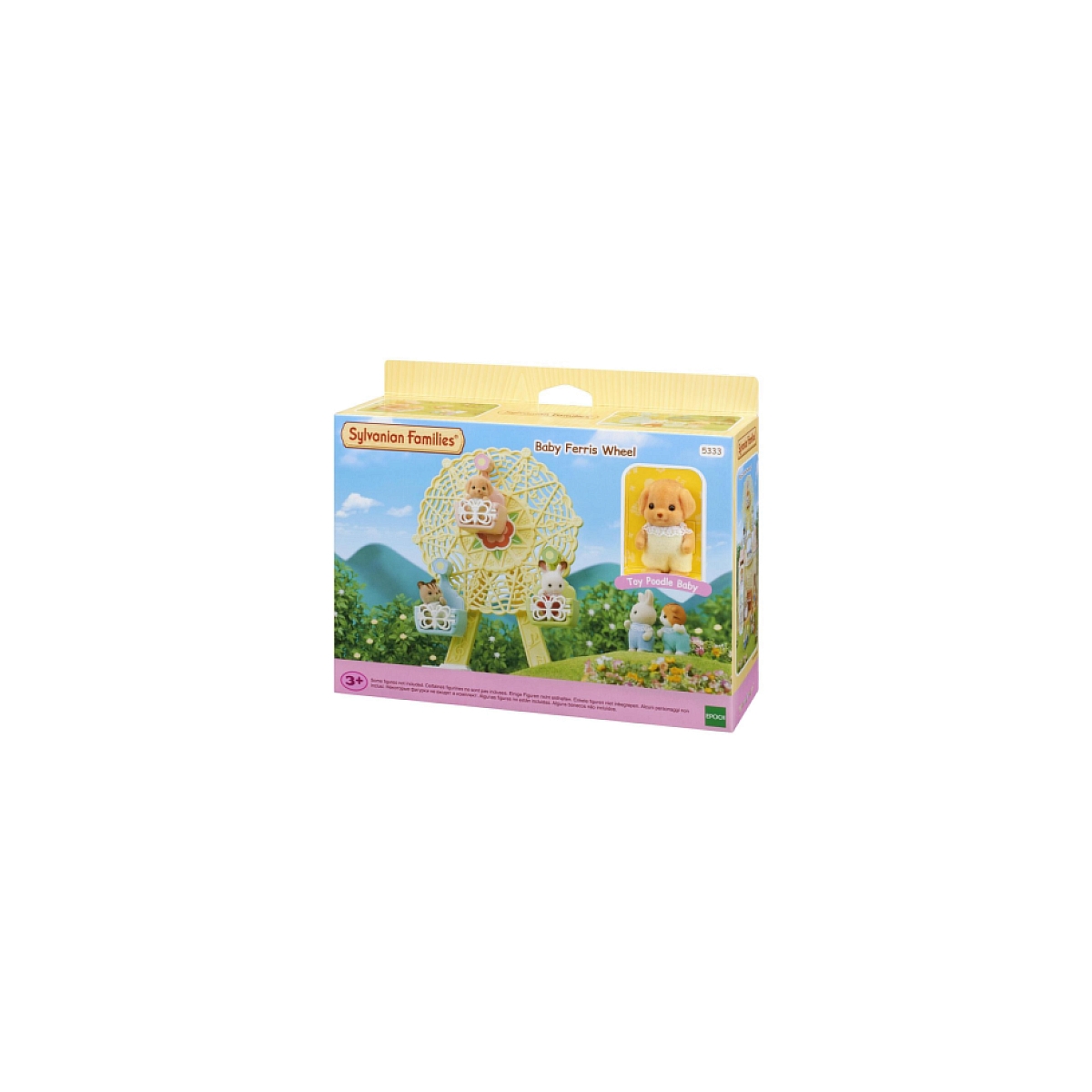 5333  La grande roue et bebe caniche, SYLVANIAN FAMILIES