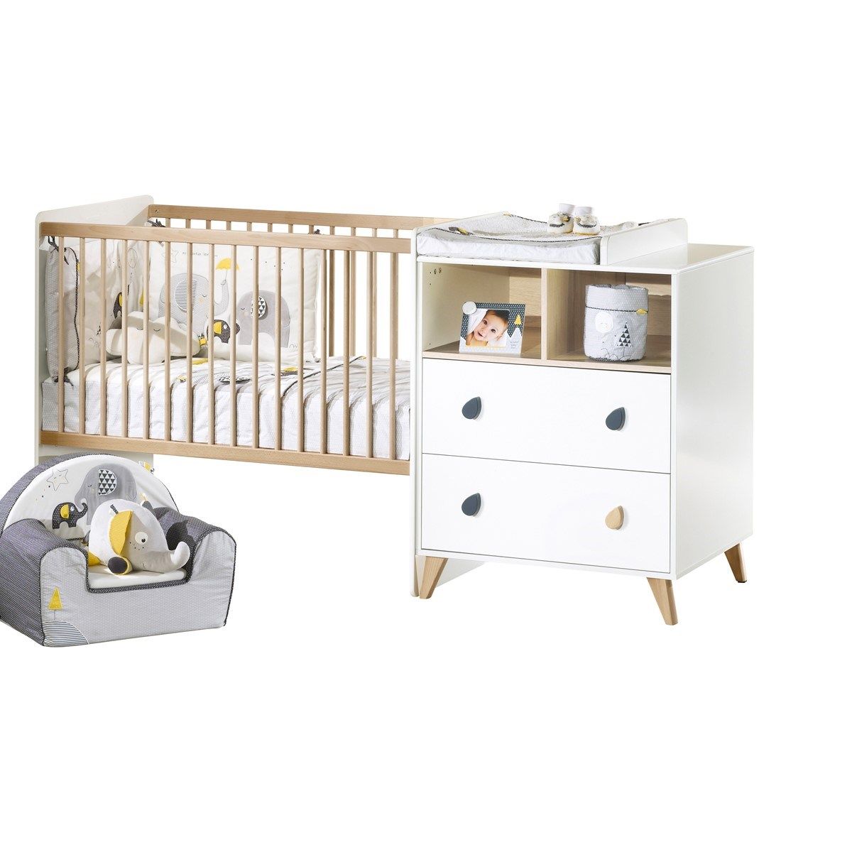 Lit Combine Evolutif Boutons Gouttes Oslo Blanc Sauthon La Redoute Lit Combine Evolutif Boutons Gouttes Oslo Blanc Sauthon La Redoute