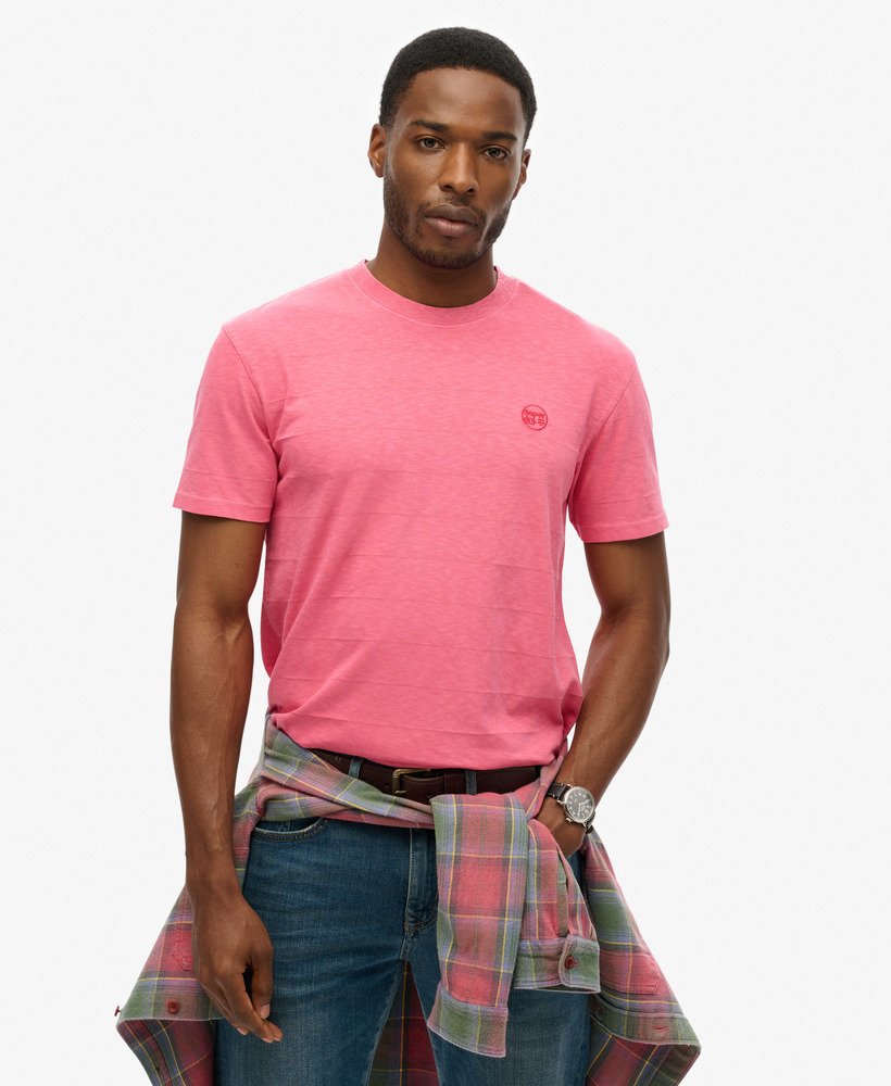 T-shirt Vintage texturé en coton bio, SUPERDRY