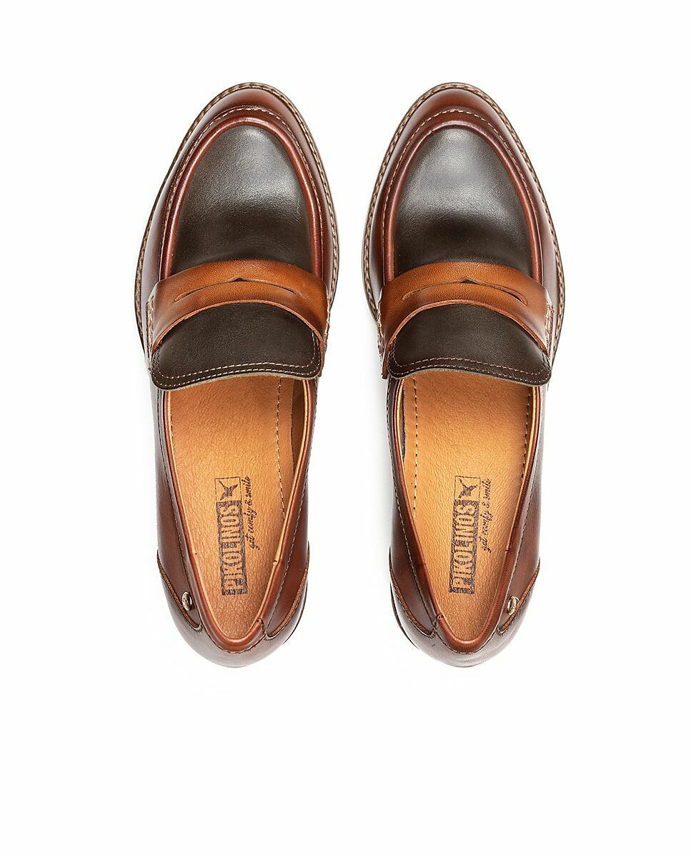 Pikolinos Mocasines de tacón de piel Llanes — foto 5