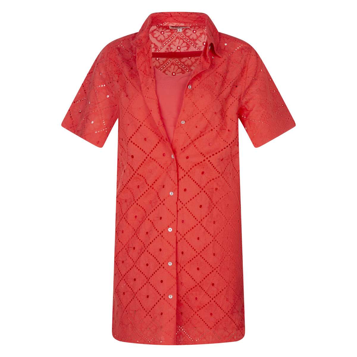 Robe courte coton droite, FREEMAN T. PORTER