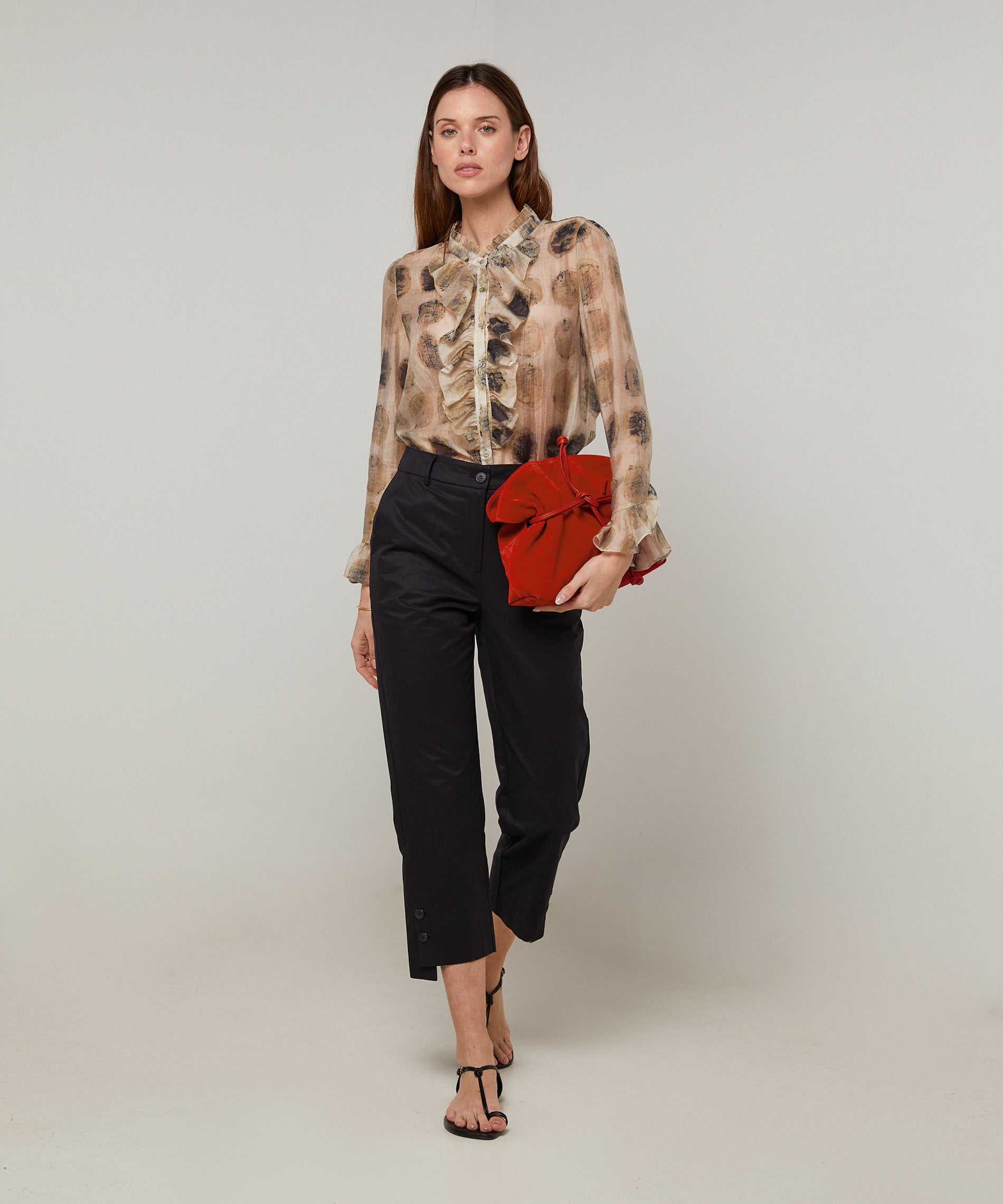 Pantalon capri en coton, RODIER