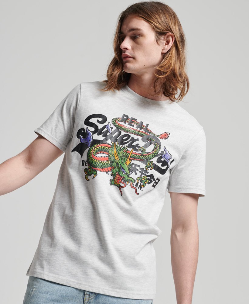 T-shirt Vintage Logo Narrative, SUPERDRY