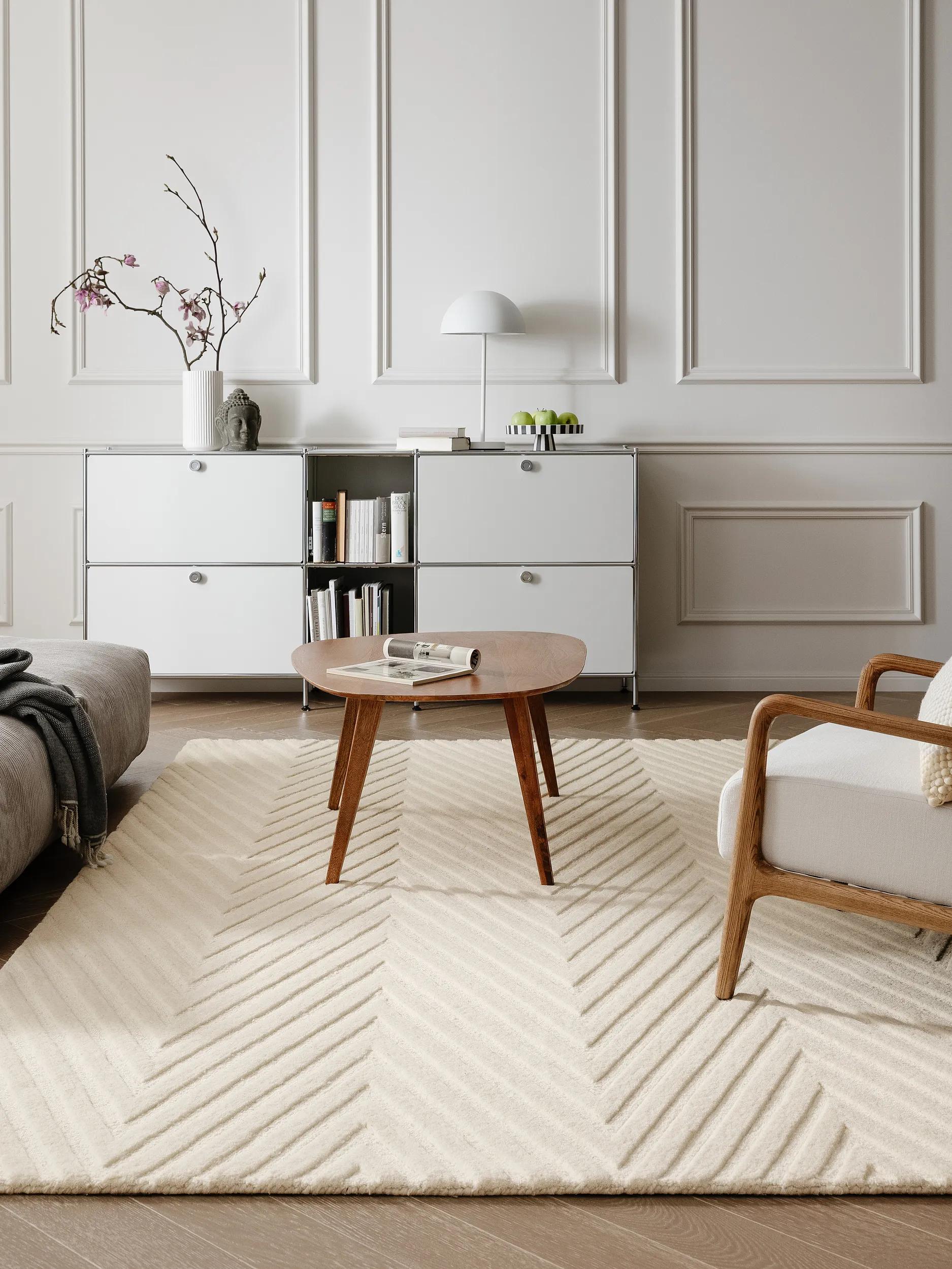 Tapis de laine tufté main YANIS, BENUTA