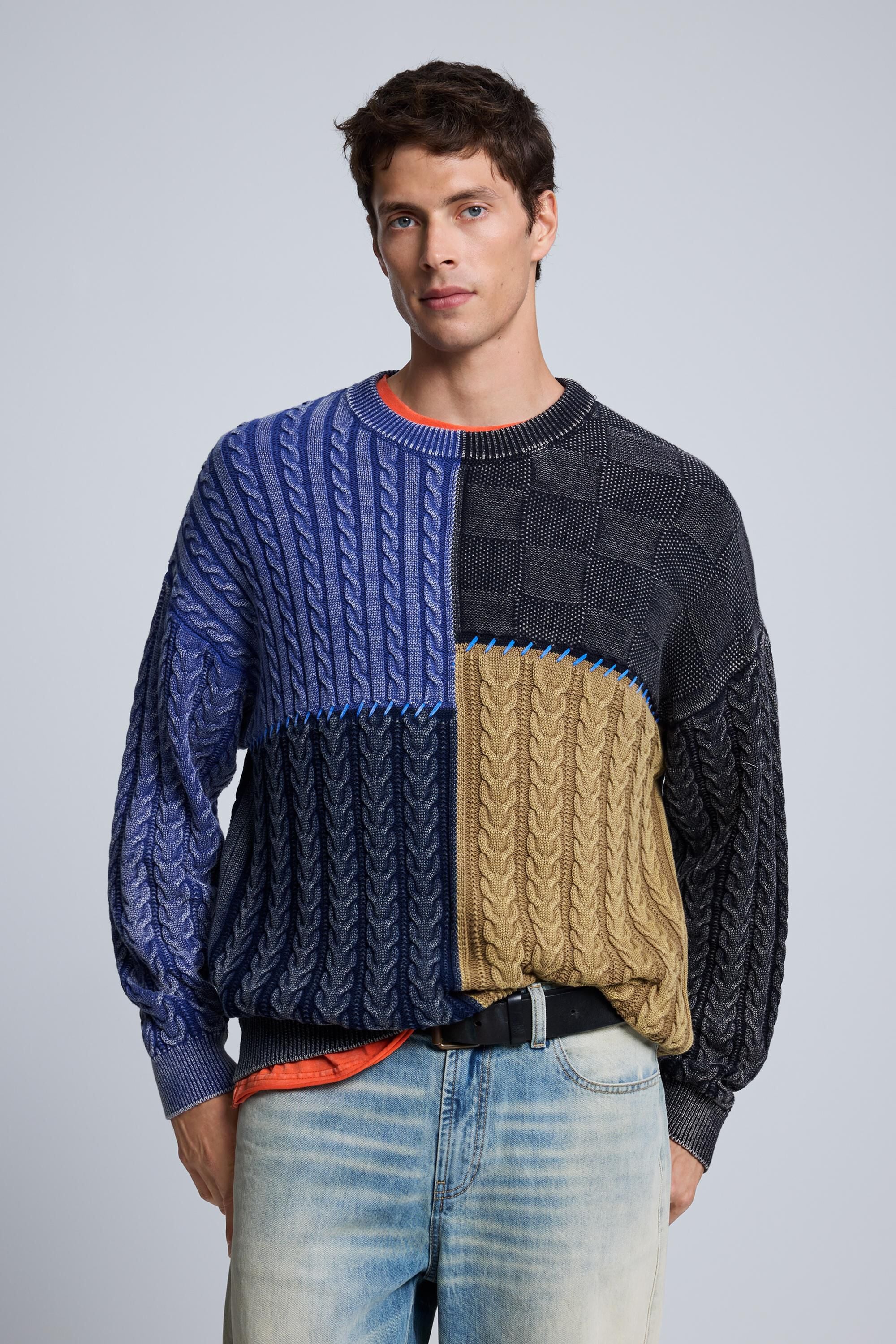 Pull patchwork, DESIGUAL