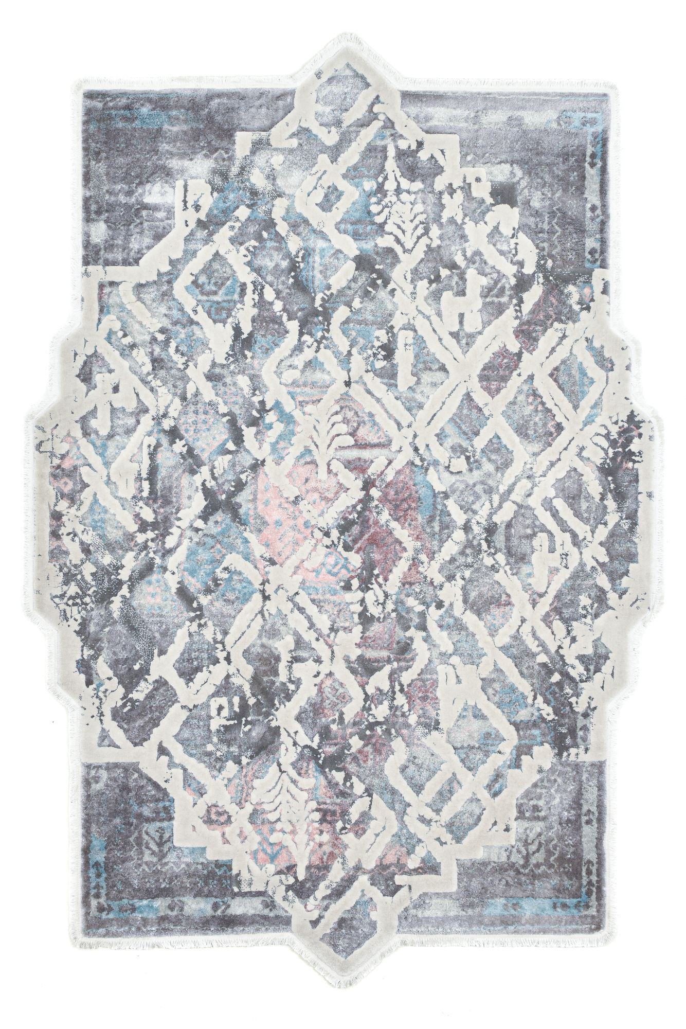 Tapis tissé à la machine en polyester, THEKO