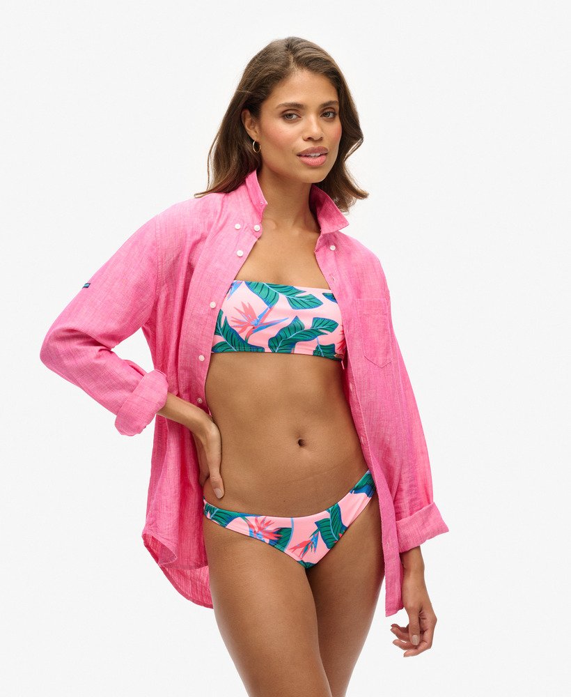 Haut de bikini bandeau tropical, SUPERDRY