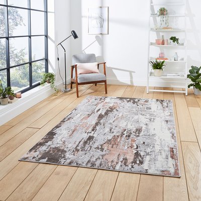 Textured Distressed Rug SO'HOME