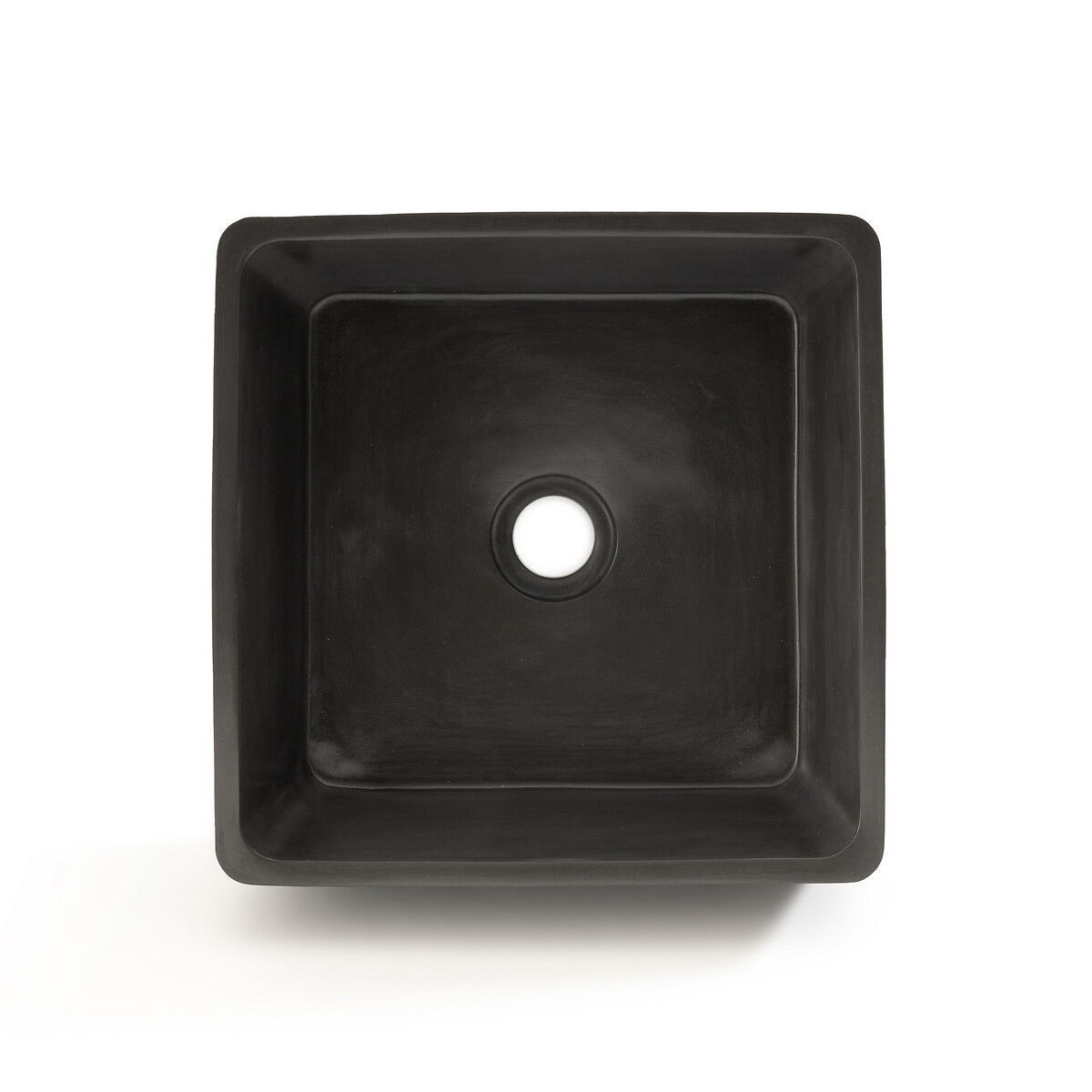 Product photograph of Cubel Square Concrete Washbasin from La Redoute UK.