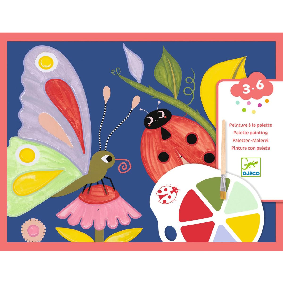 PEINTURE DES PETITS - Peinture à la palette - Les petites betes, DJECO
