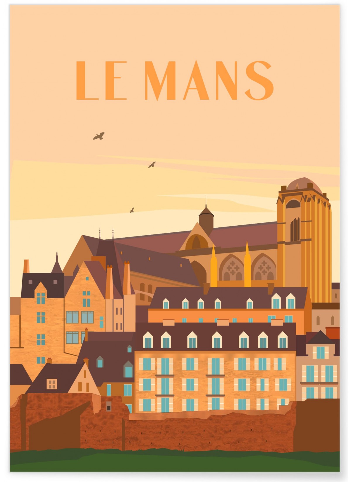 Affiche ville Le Mans 2, L'AFFICHERIE