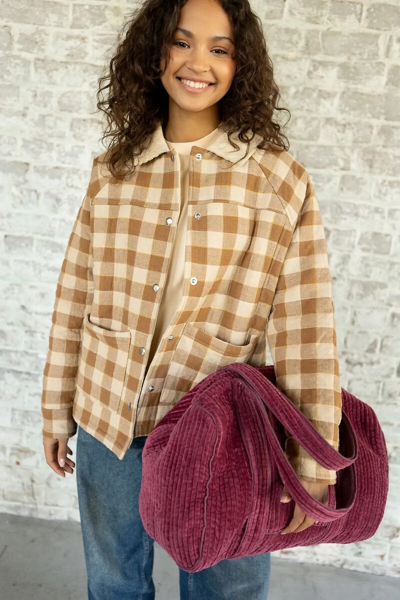 Ondi Reversible Checked Jacket, APACHES COLLECTIONS