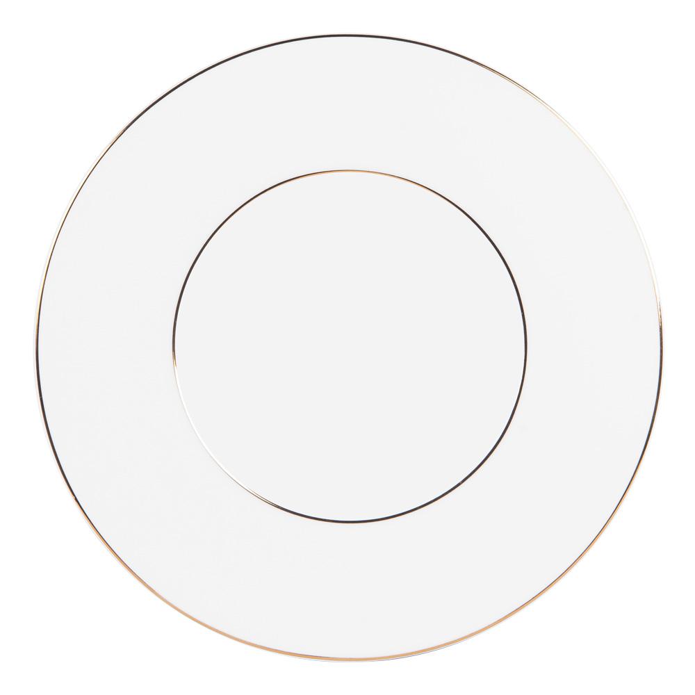 Assiette plate en grès décoré 27cm - Victoria (lot de 6) - VICTORIA, TABLE PASSION