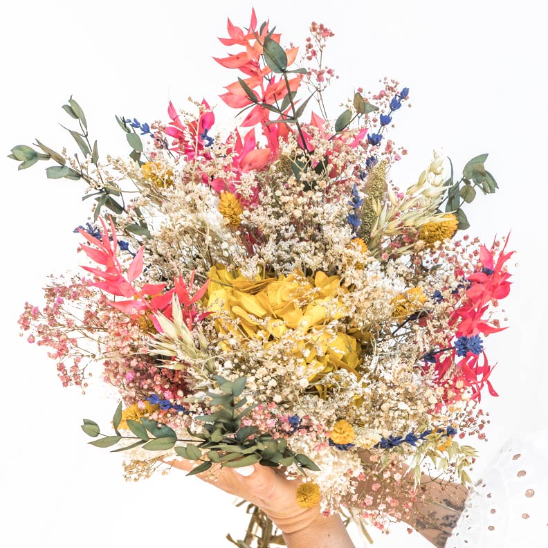 Bouquet de fleurs séchées M MARIE, RECONCILIATION VEGETALE