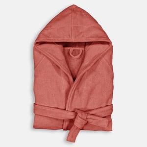 Peignoir Éponge Avec Capuche - Unisexe Doux Et Chaud - Idéal Automne/Hiver - Vêtement De Maison Confortable