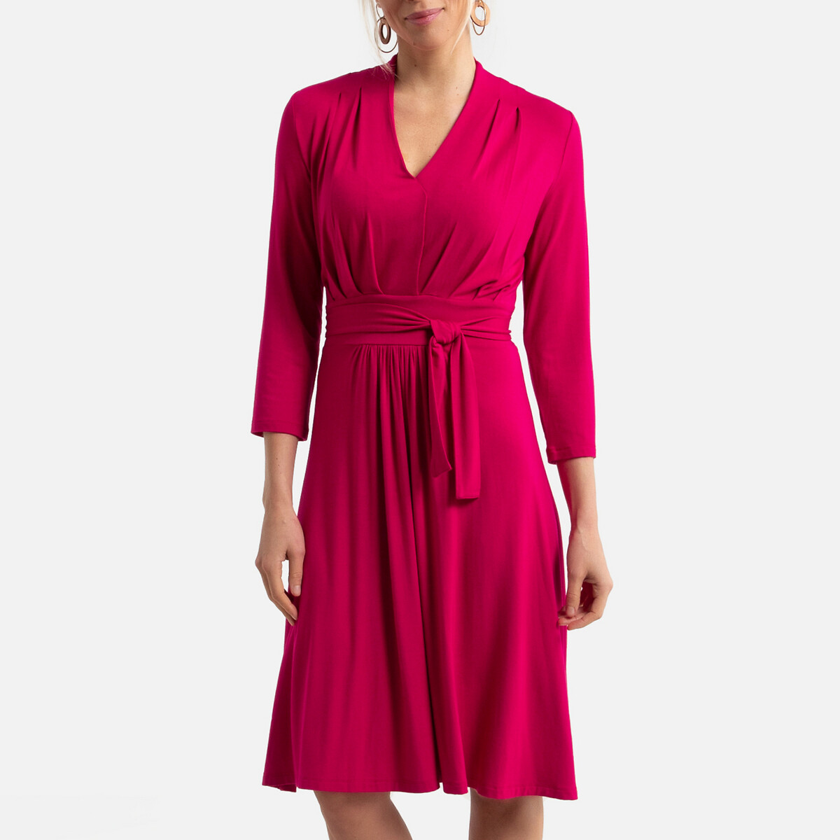 fuchsia pink dress