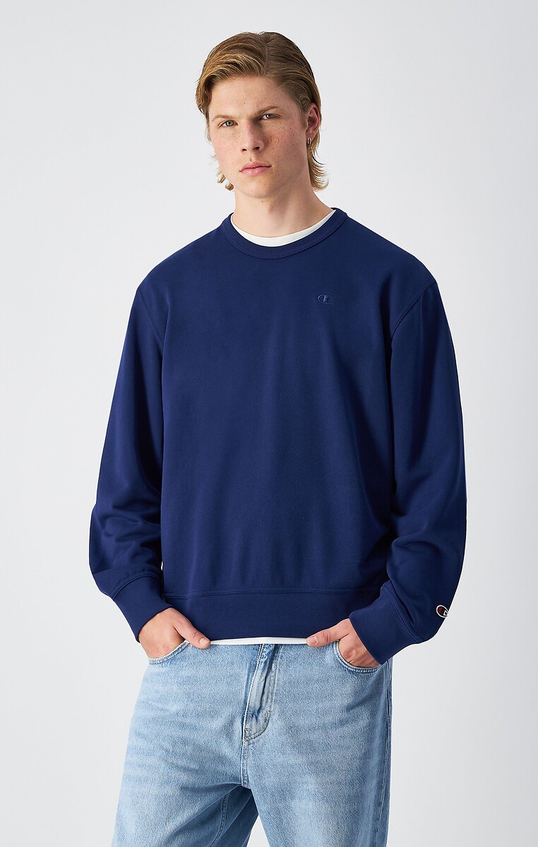 Small Logo Sweatshirt with Crew Neck, CHAMPION